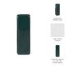 Zione Accent Vase | Vertical Grooved Details | Forest Green Ceramic 18"