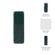 Zione Accent Vase | Vertical Grooved Details | Forest Green Ceramic 18"