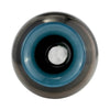 Floral Decorative Olpe Vase | 12" | Teal Blue & Bronze Glass