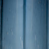 Decorative Vase | Narrow Body | Rounded Bottom | 20" Modern Blue Glass