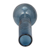Decorative Vase | Narrow Body | Rounded Bottom | 20" Modern Blue Glass