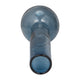 Decorative Vase | Narrow Body | Rounded Bottom | 20" Modern Blue Glass