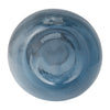 Decorative Vase | Narrow Body | Rounded Bottom | 20" Modern Blue Glass