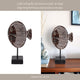 Fish on a Stand Tabletop Figurine | Gray Albasia Wood w Square Base