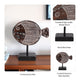 Fish on a Stand Tabletop Figurine | Gray Albasia Wood w Square Base