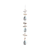 Decorative Nautical Wall Hanging Sailing Boats String | White & Blue Wood