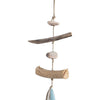 Decorative Nautical Wall Hanging Sailing Boats String | White & Blue Wood