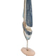 Decorative Nautical Wall Hanging Sailing Boats String | White & Blue Wood