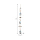 Decorative Nautical Wall Hanging Sailing Boats String | White & Blue Wood