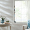 Decorative Nautical Wall Hanging Sailing Boats String | White & Blue Wood