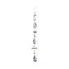 Decorative Nautical Wall Hanging Sailing Boats String | White & Blue Wood