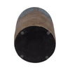 Rustic Floral Arrangement Vase | 14" | Blue & Brown Terracotta