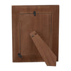 Orsa 8x10 Photo Frame w 5x7 Opening | Cascading Retro Wood Brown Design