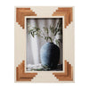 Orsa 8x10 Photo Frame w 5x7 Opening | Cascading Retro Wood Brown Design