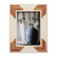 Orsa 8x10 Photo Frame w 5x7 Opening | Cascading Retro Wood Brown Design