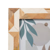 Loni Decorative 5x7 Photo Frame | White Brown Geometric Motifs Resin