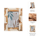 Loni Decorative 5x7 Photo Frame | White Brown Geometric Motifs Resin