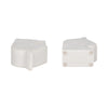 Decorative Bookend Set of 2 with Carved Horse Head Design | White Marble