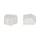 Decorative Bookend Set of 2 with Carved Horse Head Design | White Marble