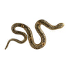 4 Taper Candle Holder Decorative Snake | Modern 22" Scaled Gold Metal
