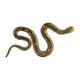 4 Taper Candle Holder Decorative Snake | Modern 22" Scaled Gold Metal