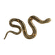 4 Taper Candle Holder Decorative Snake | Modern 22" Scaled Gold Metal
