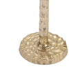 Decorative Tall Taper Candle Holder | Hammered Design | 15’’ | Gold Metal SBH-18201-03