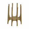 Vance Decorative Candle Holder with Angled Post Legs | 6" Gold Aluminum