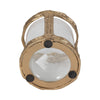 Vintage Style Hurricane Candle Holder | Glass Cylinder | 6" Metal Frame