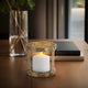 Vintage Style Hurricane Candle Holder | Glass Cylinder | 6" Metal Frame