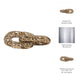 Xoro 2 Linked Chain Decorative Accent | Intricate Gold Aluminum 12"