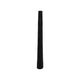 Floor Vase | Sculptural Shape | Ribbed Texture | 35" Black Aluminum