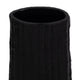 Floor Vase | Sculptural Shape | Ribbed Texture | 35" Black Aluminum