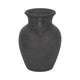Moxie Traditional Vase with Handles | Flared Rim | Black Terracotta 10"