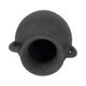 Moxie Traditional Vase with Handles | Flared Rim | Black Terracotta 10"