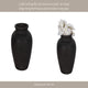 Handmade Pottery Decorative Jug | 10" | Traditional Black Terracotta
