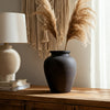 Handmade Pottery Decorative Jug | 10" | Traditional Black Terracotta