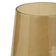 Decorative Vase | Tapered Cylinder Shape | Gold Luster Glass | 8"