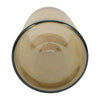 Decorative Vase | Tapered Cylinder Shape | Gold Luster Glass | 8"