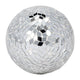 Rumi Mosaic Mushroom Decorative Figurine | Silver | Mango Wood 10"