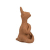 Artie Namaste Yoga Bunny | Meditative Pose | Natural Brown Terracotta 7"