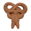 Artie Namaste Yoga Bunny | Meditative Pose | Natural Brown Terracotta 7"