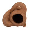 Artie Namaste Yoga Bunny | Meditative Pose | Natural Brown Terracotta 7"