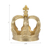 Swany Decorative Crown| Intricate Details | Gold Aluminum 7"