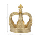 Swany Decorative Crown| Intricate Details | Gold Aluminum 7"