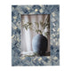 Elegant Photo Frame | Fits 5x7 Portrait | Woven Blue & Ivory Resin