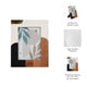 8 x 10 Decorative Framed Art Photo | Ivory Abstract Blocks | Wood & Resin