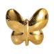 6" Tabletop Decor | Metallic Gold Ceramic Balloon Butterfly Figurine