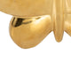 6" Tabletop Decor | Metallic Gold Ceramic Balloon Butterfly Figurine