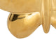 6" Tabletop Decor | Metallic Gold Ceramic Balloon Butterfly Figurine
